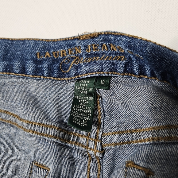 Size 10 Premium Lauren Jeans Company Women’s Denim Jeans Boot Cut B15 - Picture 4 of 7